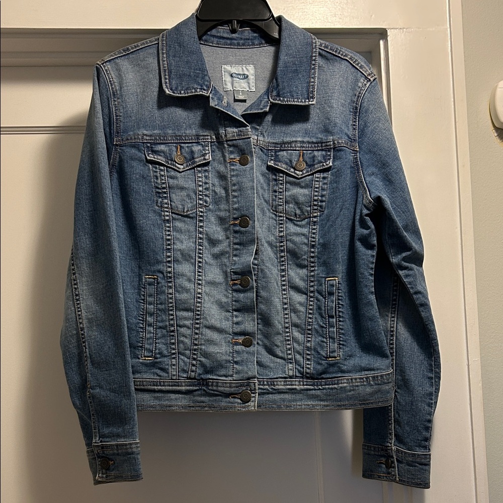 Old Navy Classic Blue Women’s Denim Jacket - Large